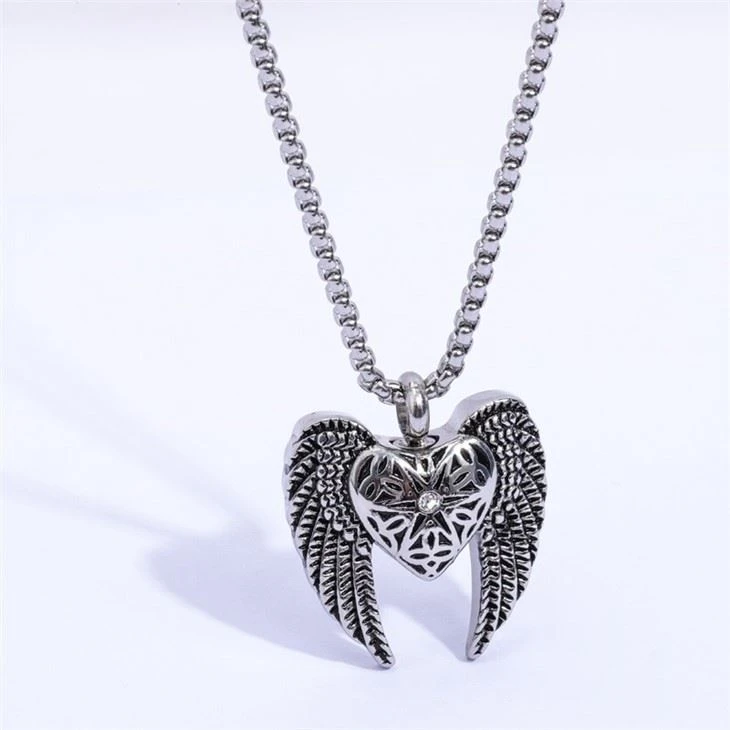 cremation jewelry wings