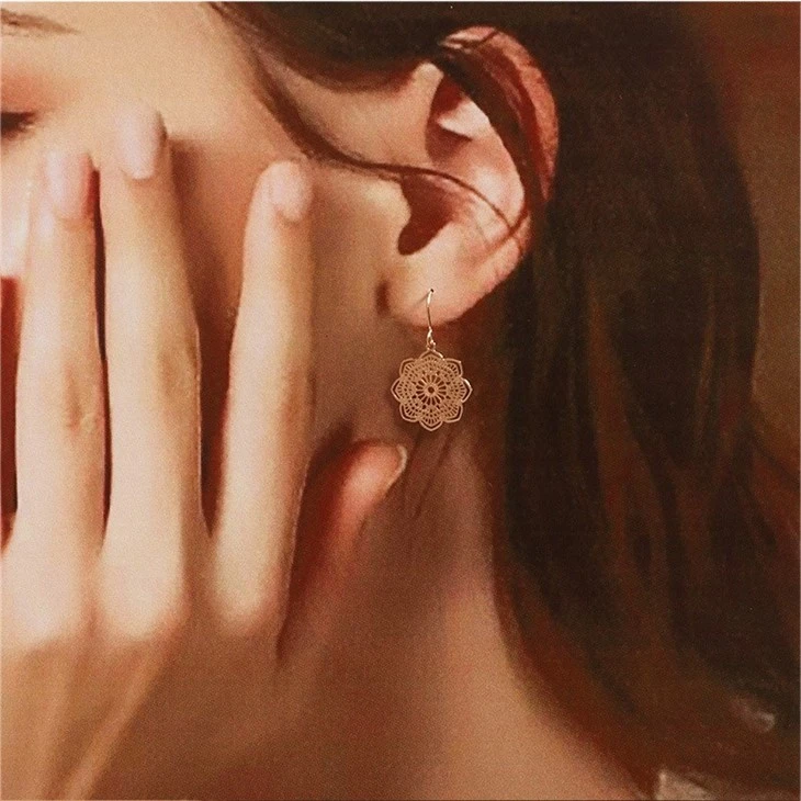 Filigree Flower Earrings