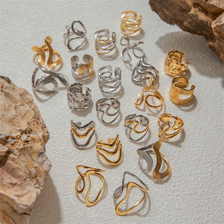 Molten Open Band Ring