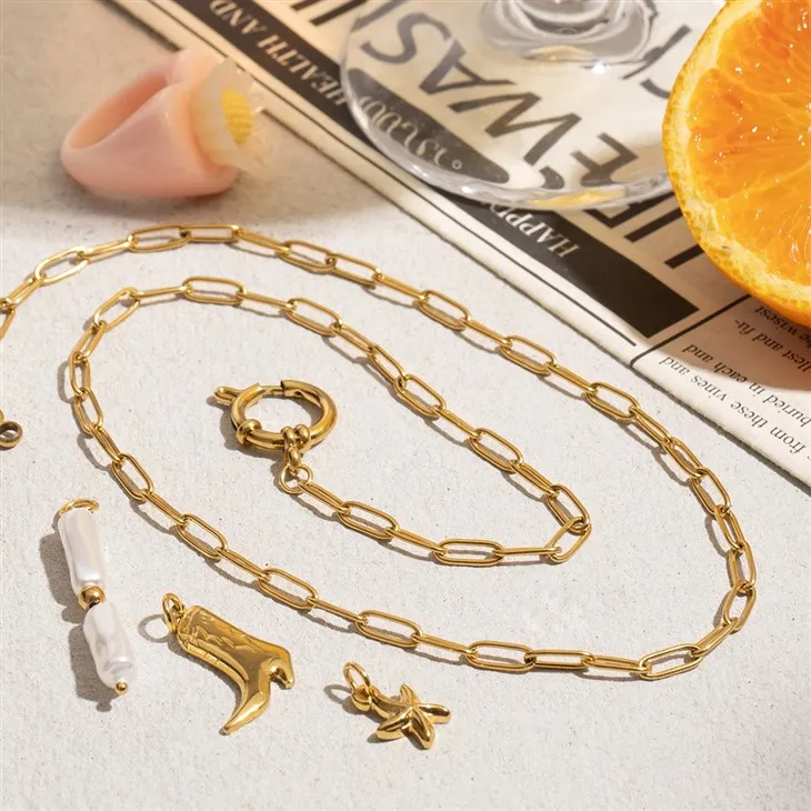 Sailor Buckle Charm Necklace