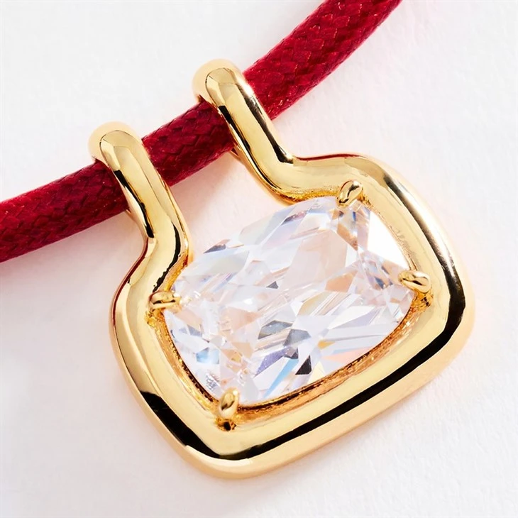 Square Stone Braided Rope Choker Necklace best