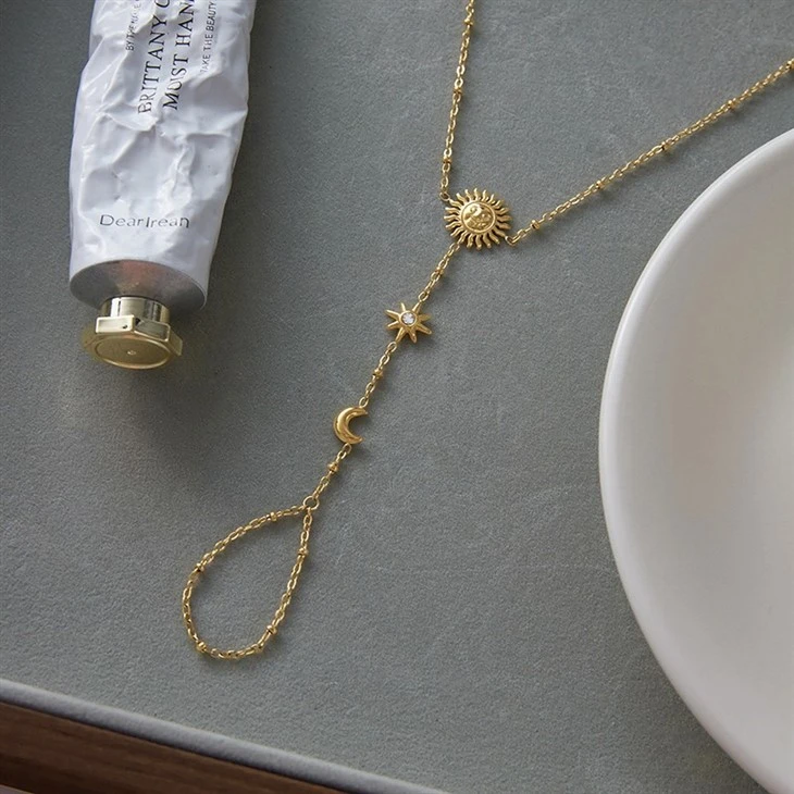 Sun And Moon Star Finger Bracelet price